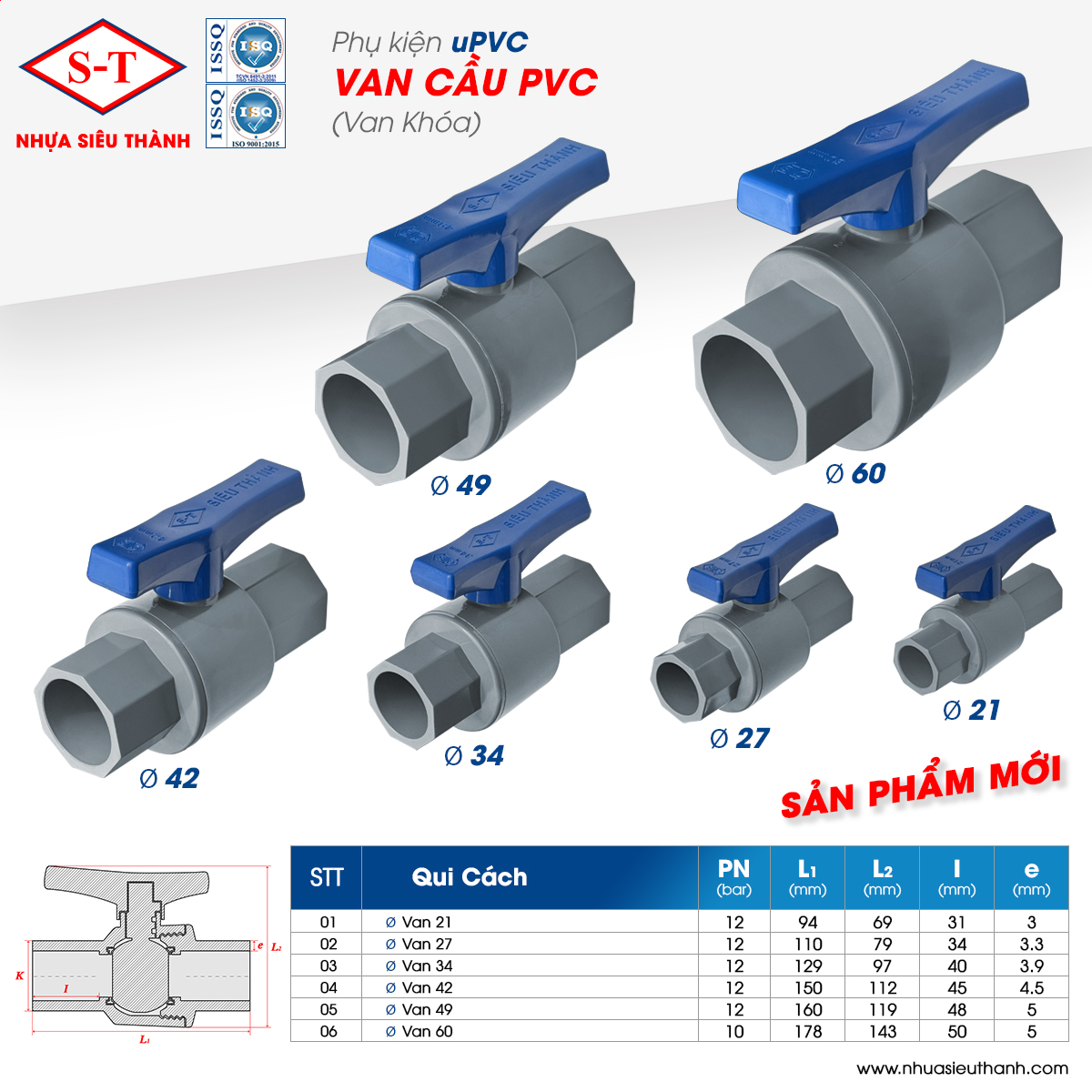 Van Cầu PVC